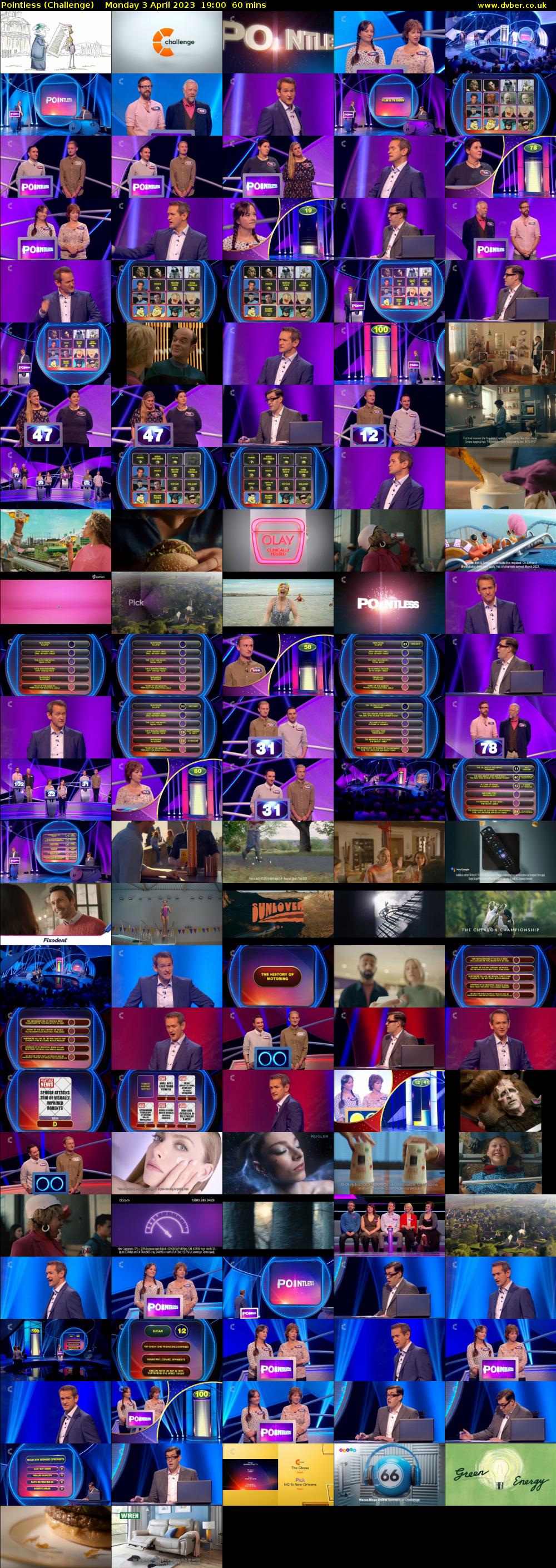Pointless (Challenge) Monday 3 April 2023 19:00 - 20:00