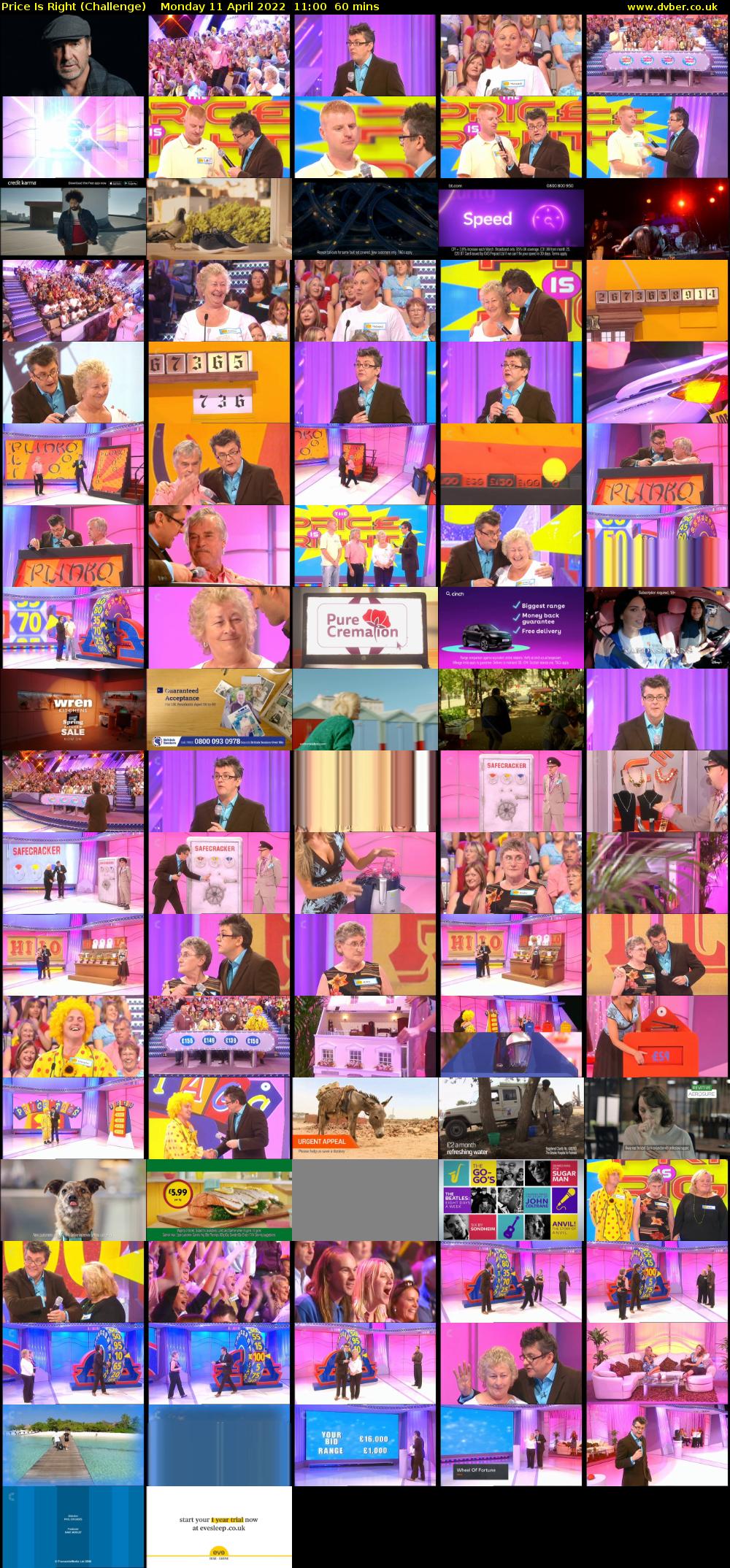 Price Is Right (Challenge) Monday 11 April 2022 11:00 - 12:00