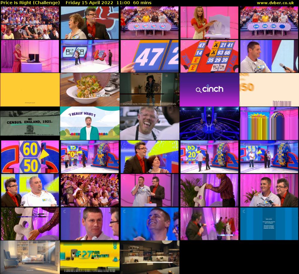 Price Is Right (Challenge) Friday 15 April 2022 11:00 - 12:00