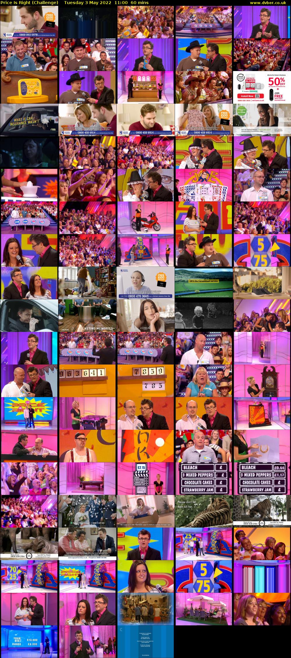 Price Is Right (Challenge) Tuesday 3 May 2022 11:00 - 12:00