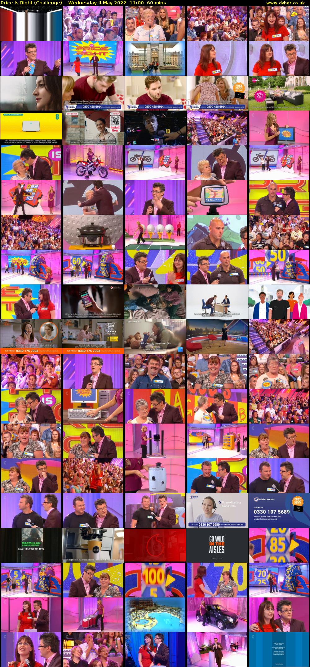 Price Is Right (Challenge) Wednesday 4 May 2022 11:00 - 12:00