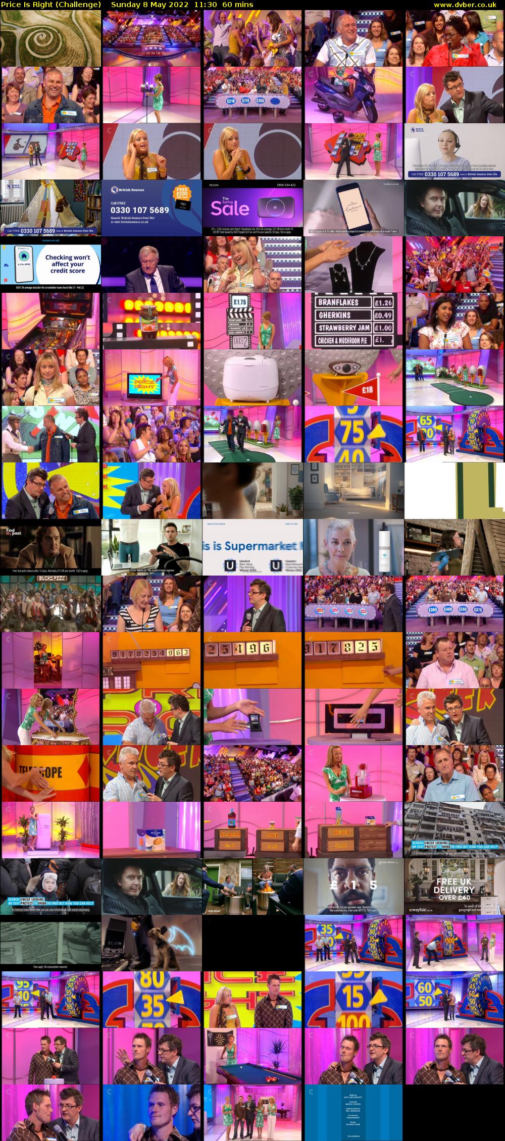 Price Is Right (Challenge) Sunday 8 May 2022 11:30 - 12:30
