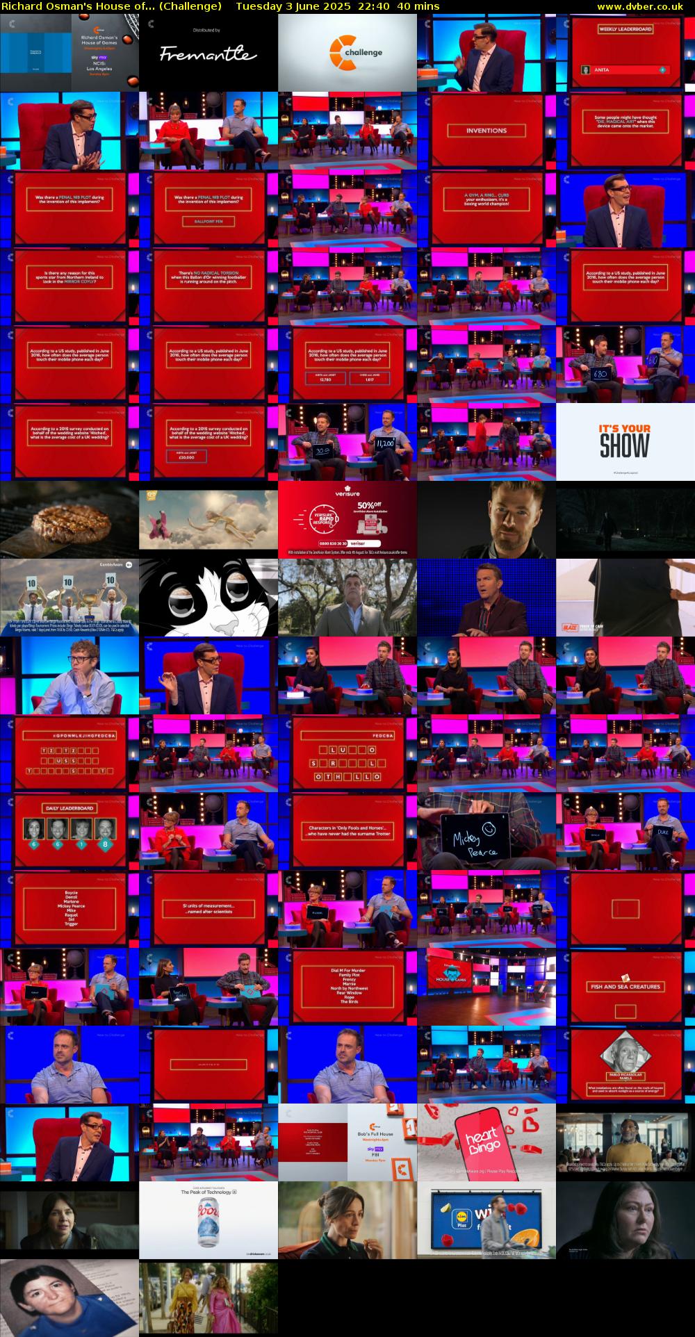 Richard Osman's House of... (Challenge) Tuesday 3 June 2025 22:40 - 23:20