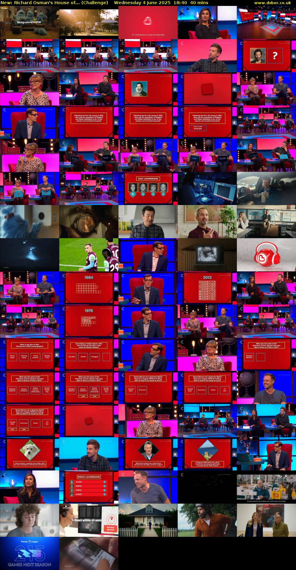 Richard Osman's House of... (Challenge) Wednesday 4 June 2025 18:40 - 19:20