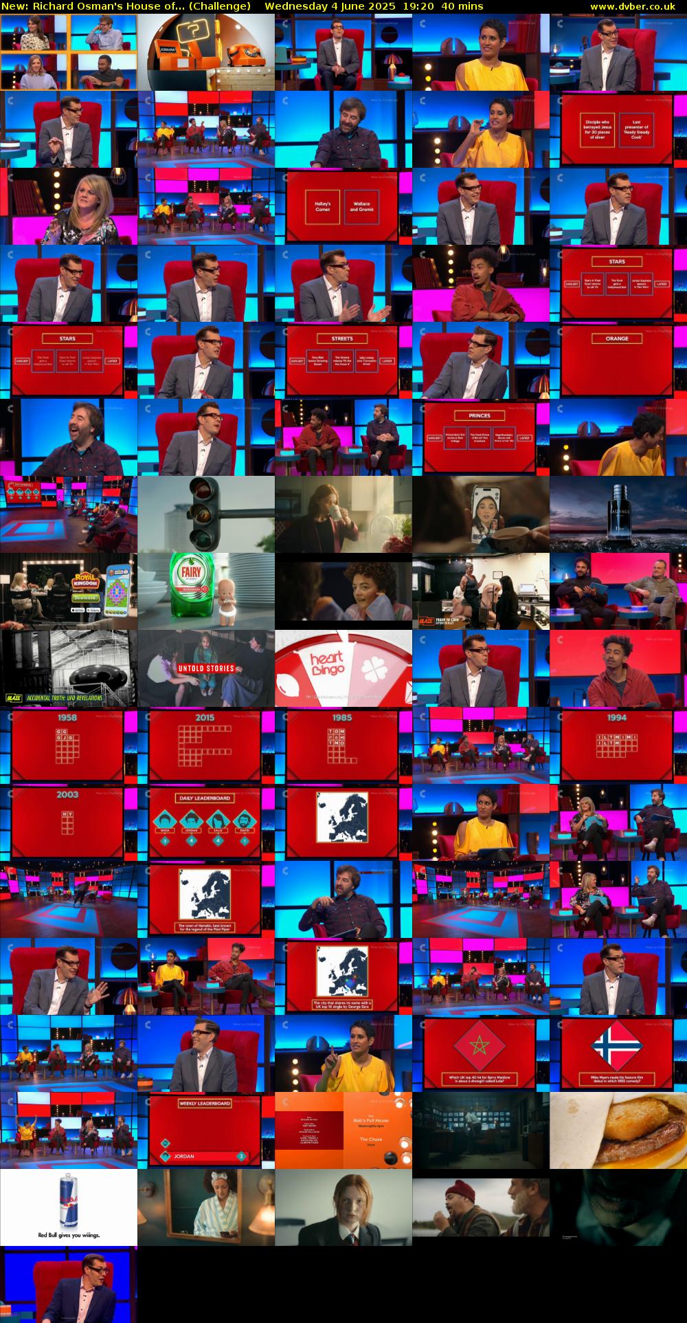 Richard Osman's House of... (Challenge) Wednesday 4 June 2025 19:20 - 20:00
