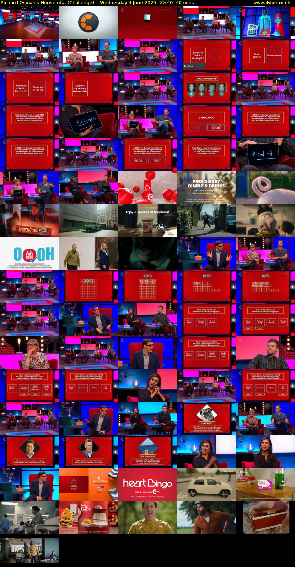 Richard Osman's House of... (Challenge) Wednesday 4 June 2025 22:40 - 23:20
