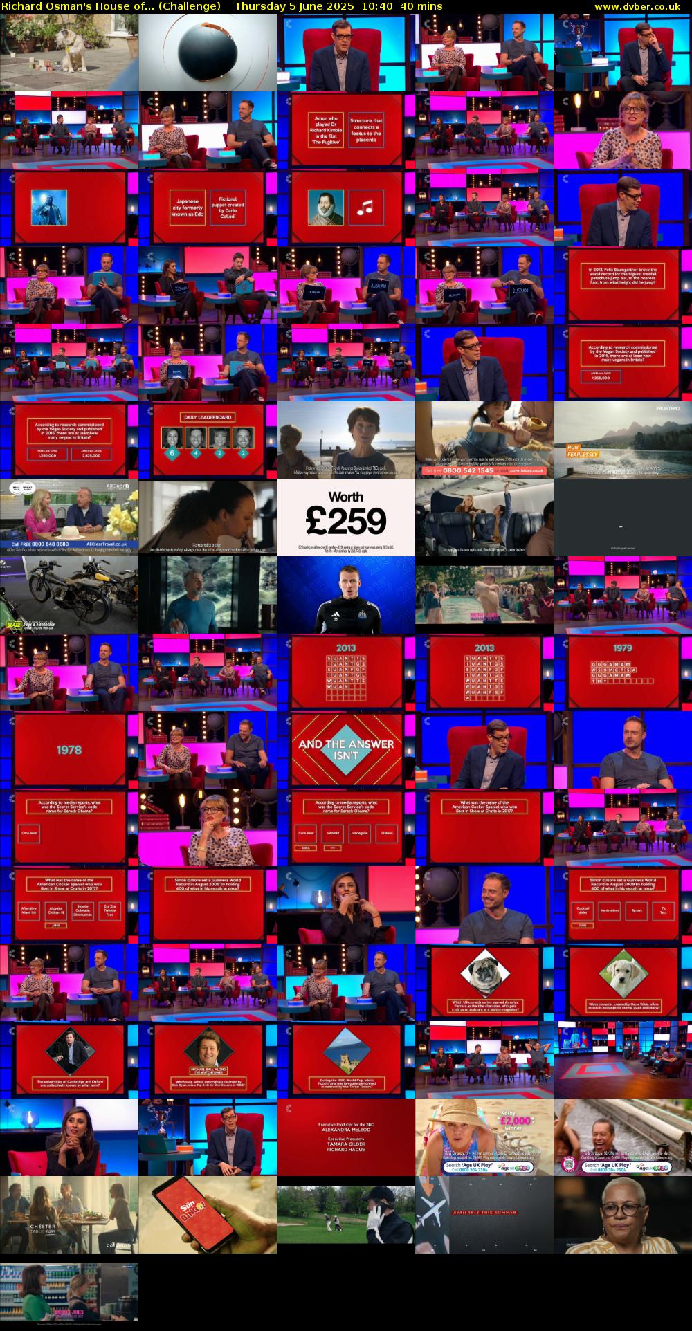 Richard Osman's House of... (Challenge) Thursday 5 June 2025 10:40 - 11:20