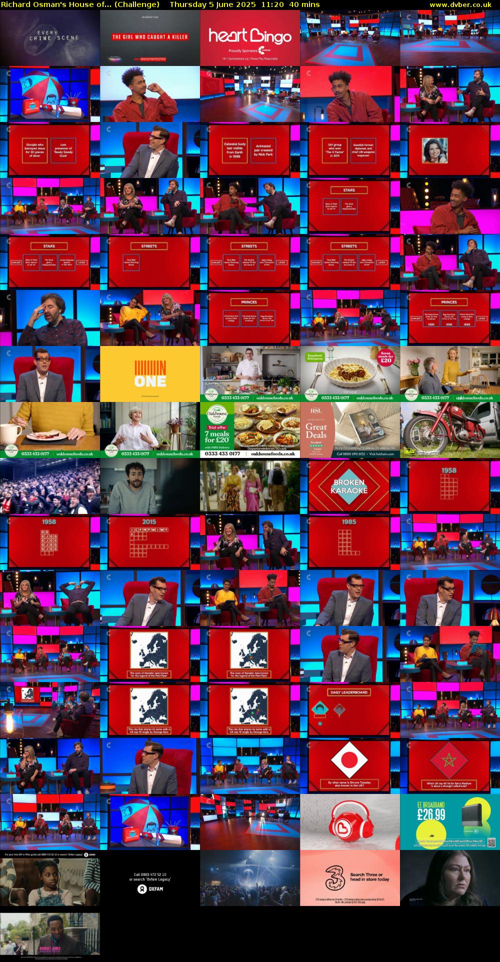 Richard Osman's House of... (Challenge) Thursday 5 June 2025 11:20 - 12:00