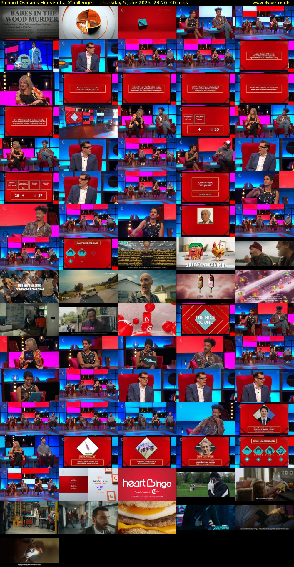 Richard Osman's House of... (Challenge) Thursday 5 June 2025 23:20 - 00:00