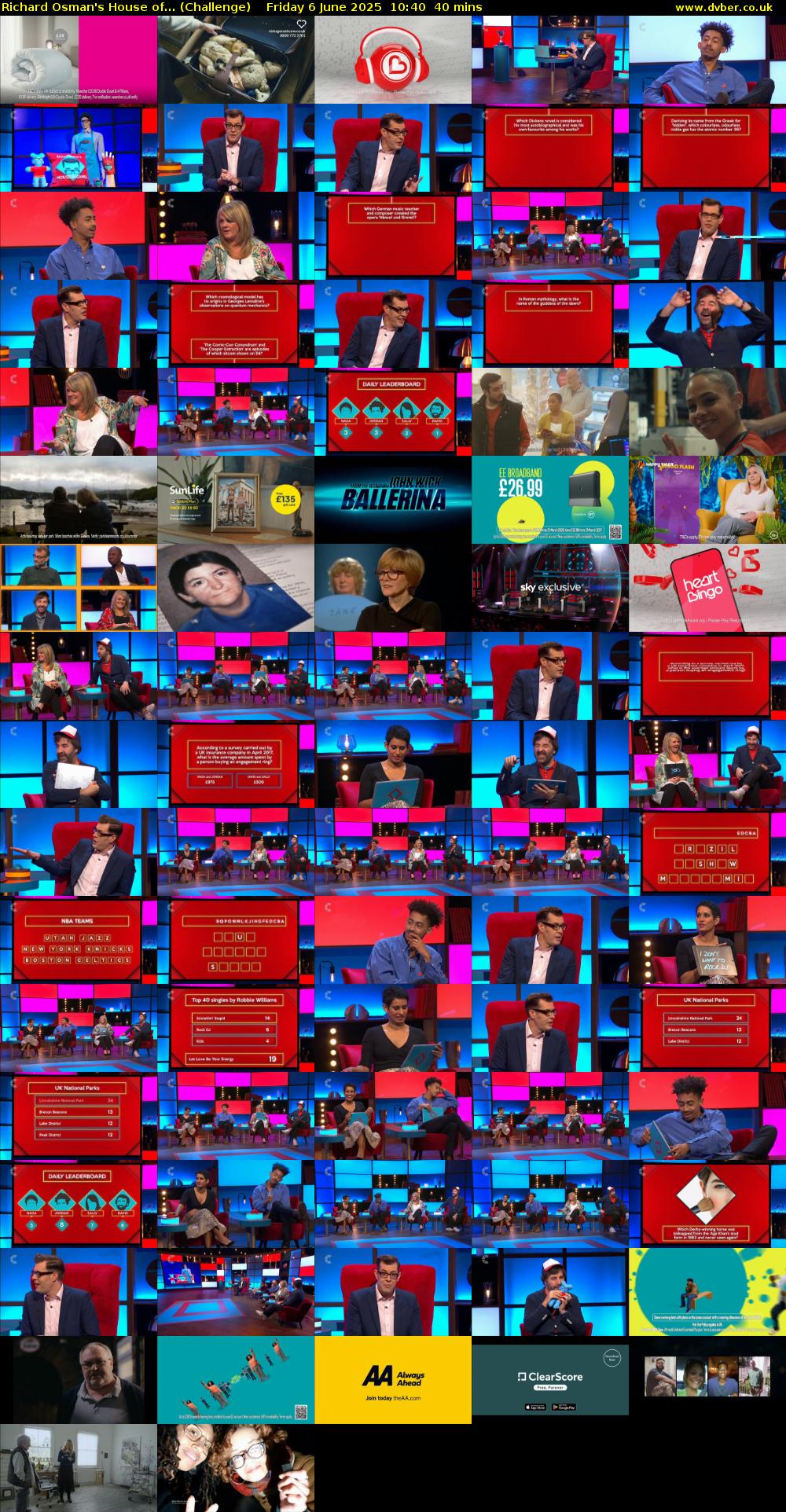 Richard Osman's House of... (Challenge) Friday 6 June 2025 10:40 - 11:20