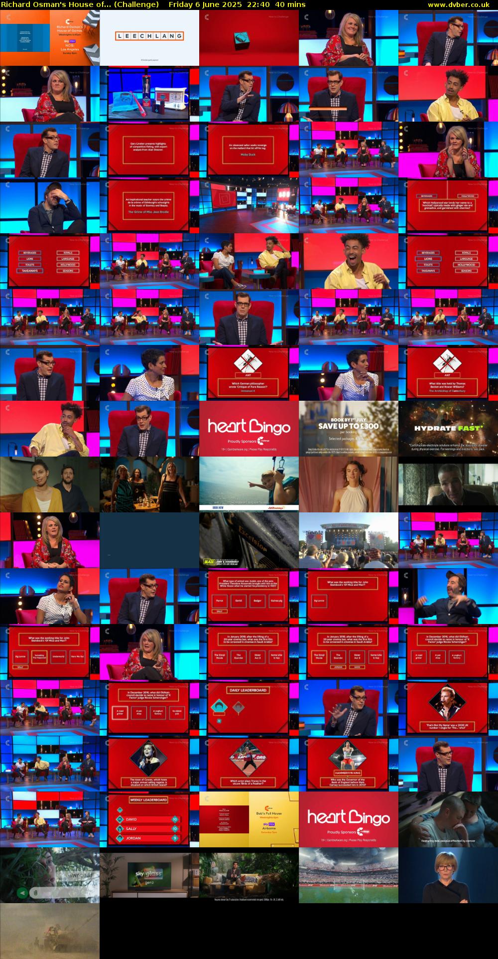Richard Osman's House of... (Challenge) Friday 6 June 2025 22:40 - 23:20