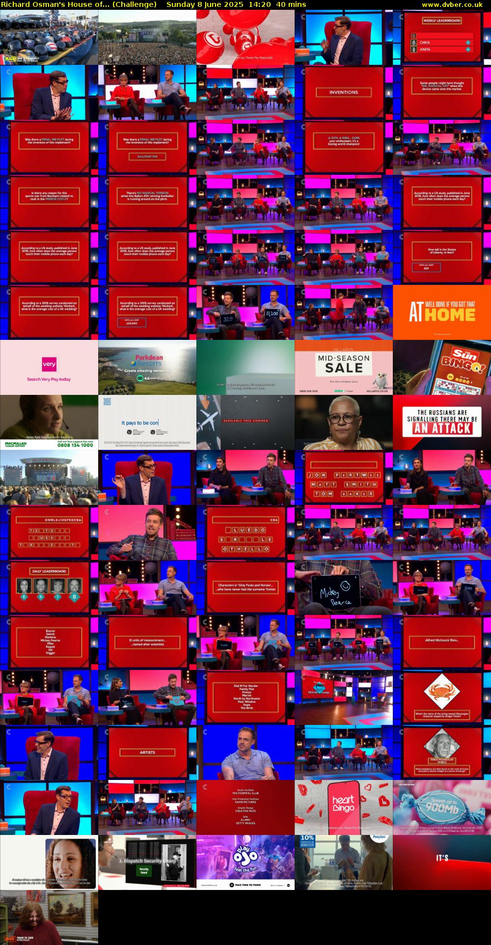 Richard Osman's House of... (Challenge) Sunday 8 June 2025 14:20 - 15:00