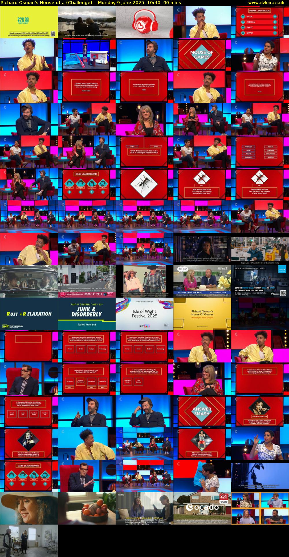 Richard Osman's House of... (Challenge) Monday 9 June 2025 10:40 - 11:20
