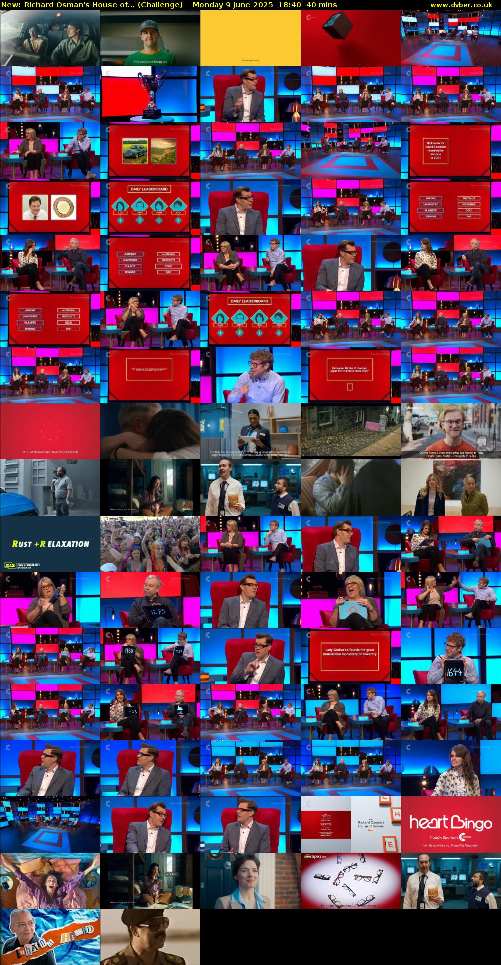 Richard Osman's House of... (Challenge) Monday 9 June 2025 18:40 - 19:20