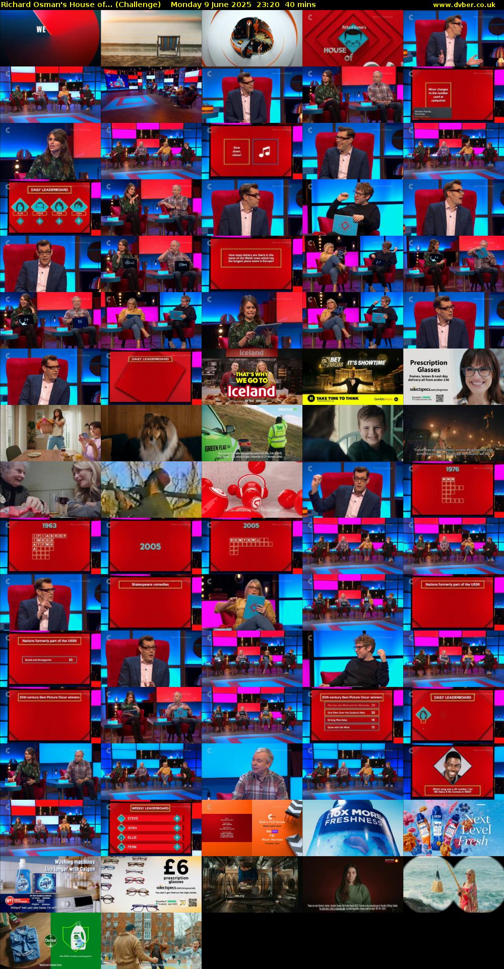Richard Osman's House of... (Challenge) Monday 9 June 2025 23:20 - 00:00