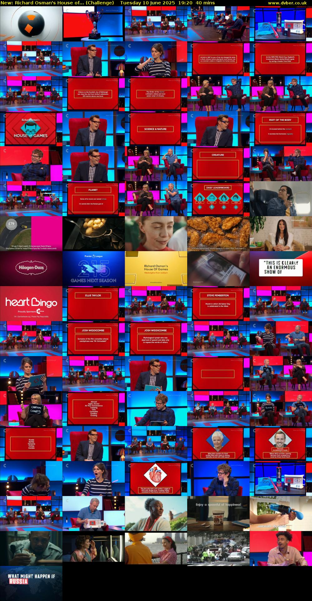Richard Osman's House of... (Challenge) Tuesday 10 June 2025 19:20 - 20:00