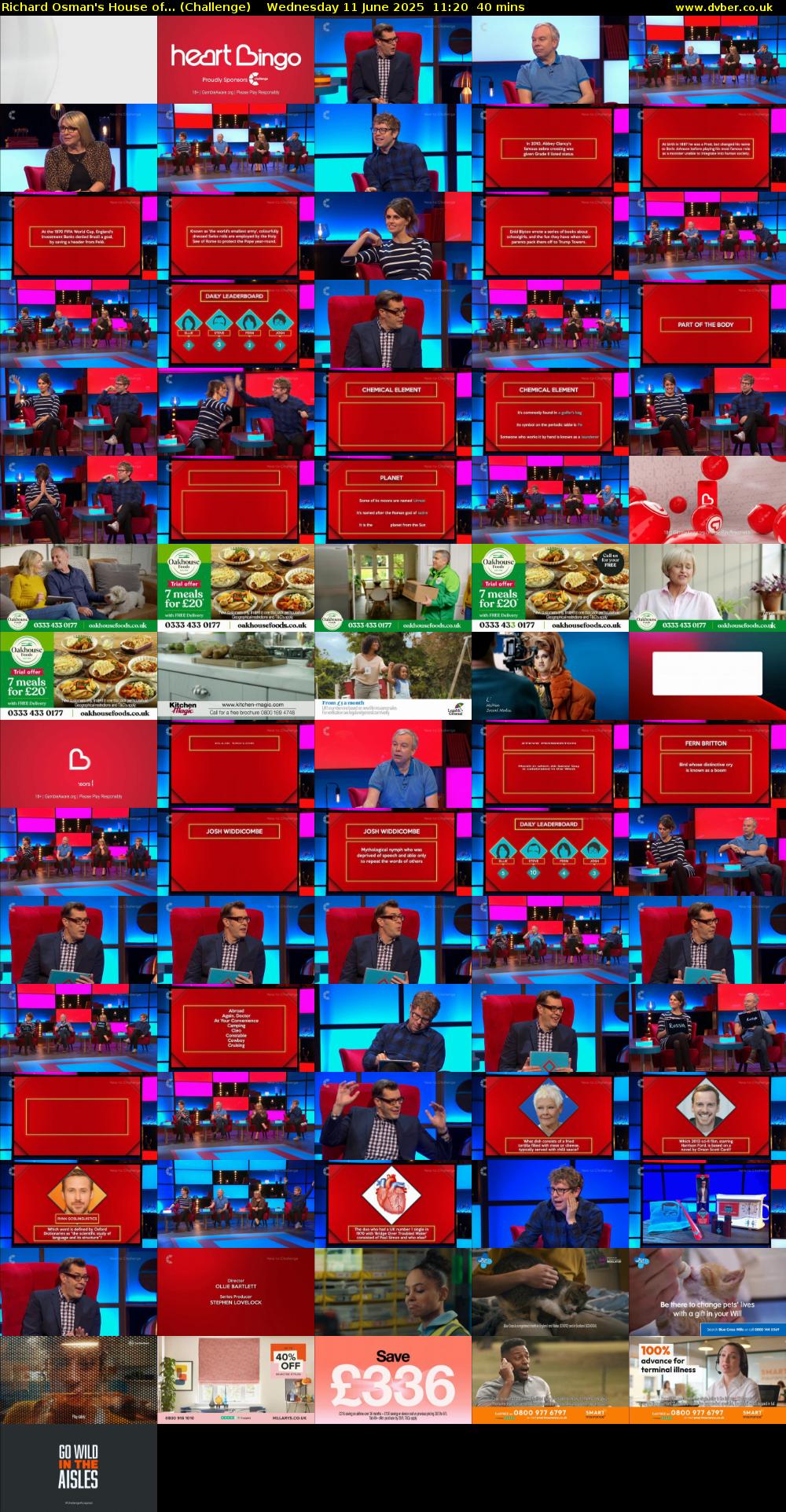 Richard Osman's House of... (Challenge) Wednesday 11 June 2025 11:20 - 12:00