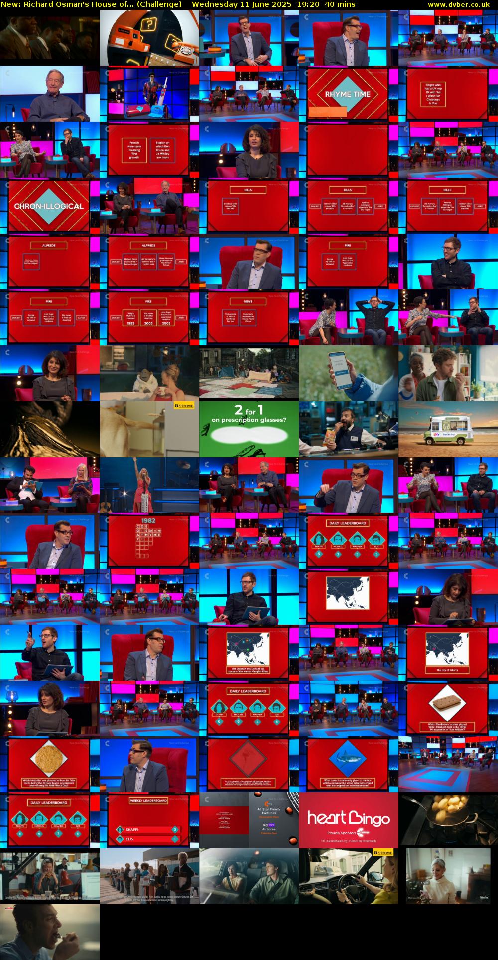 Richard Osman's House of... (Challenge) Wednesday 11 June 2025 19:20 - 20:00