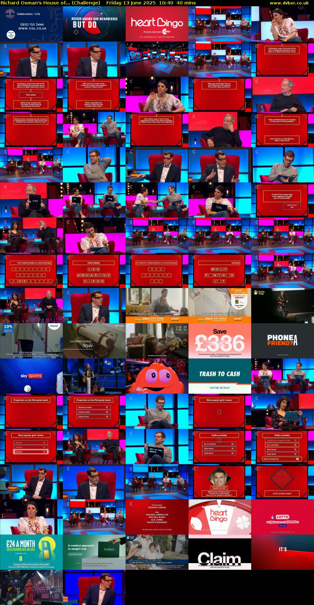 Richard Osman's House of... (Challenge) Friday 13 June 2025 10:40 - 11:20