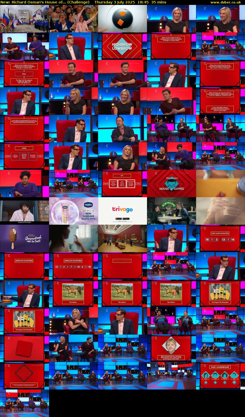 Richard Osman's House of... (Challenge) Thursday 3 July 2025 18:45 - 19:20