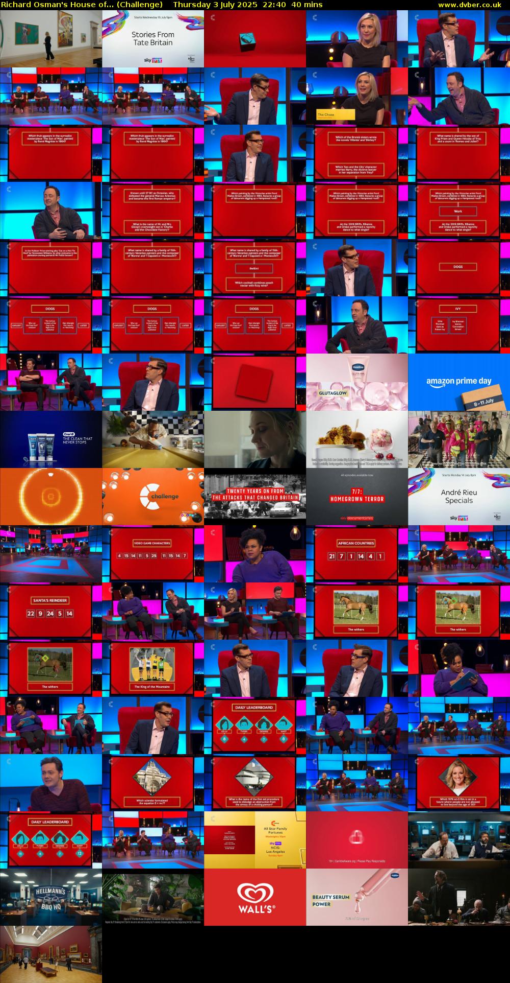 Richard Osman's House of... (Challenge) Thursday 3 July 2025 22:40 - 23:20