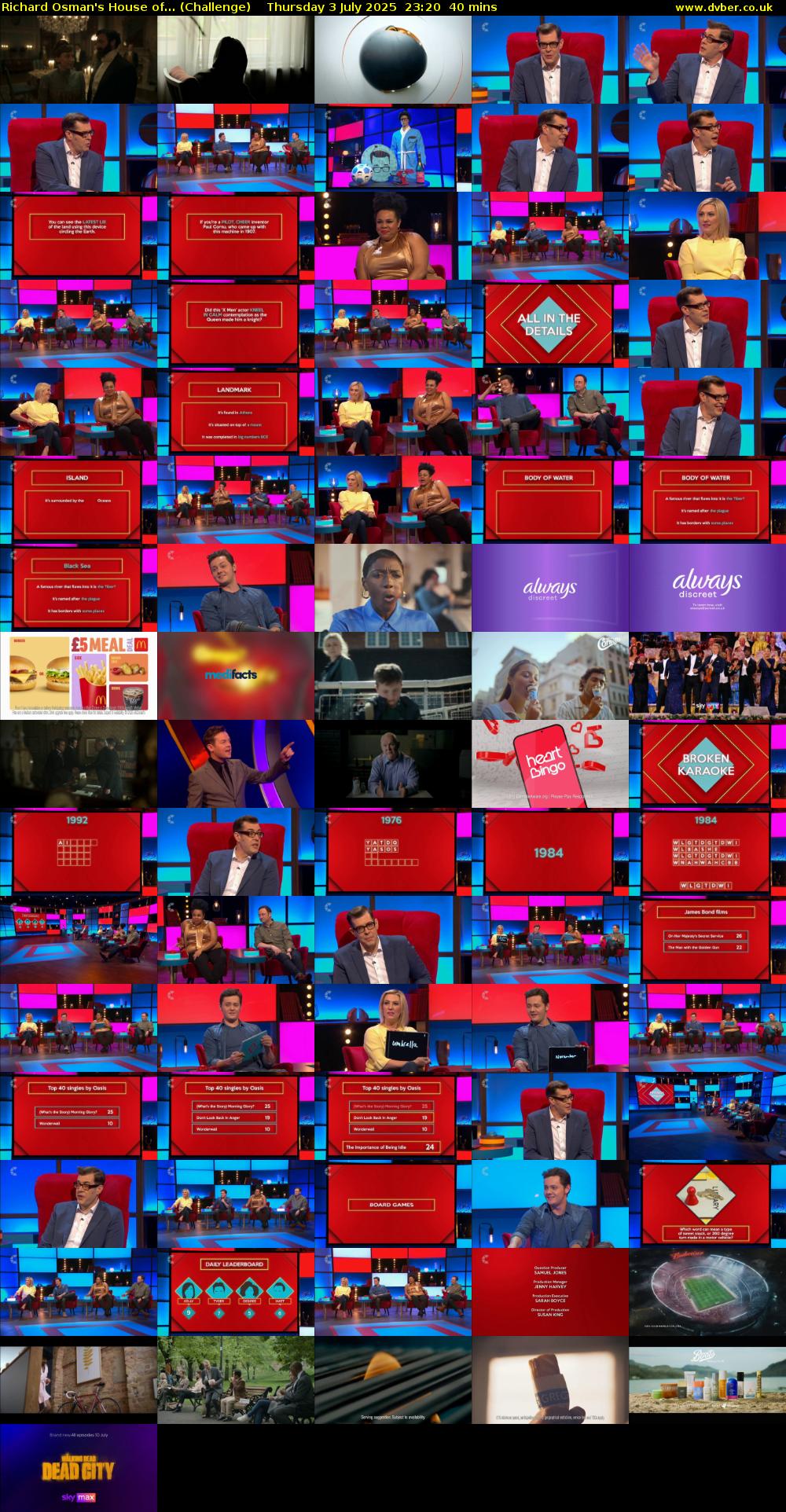 Richard Osman's House of... (Challenge) Thursday 3 July 2025 23:20 - 00:00