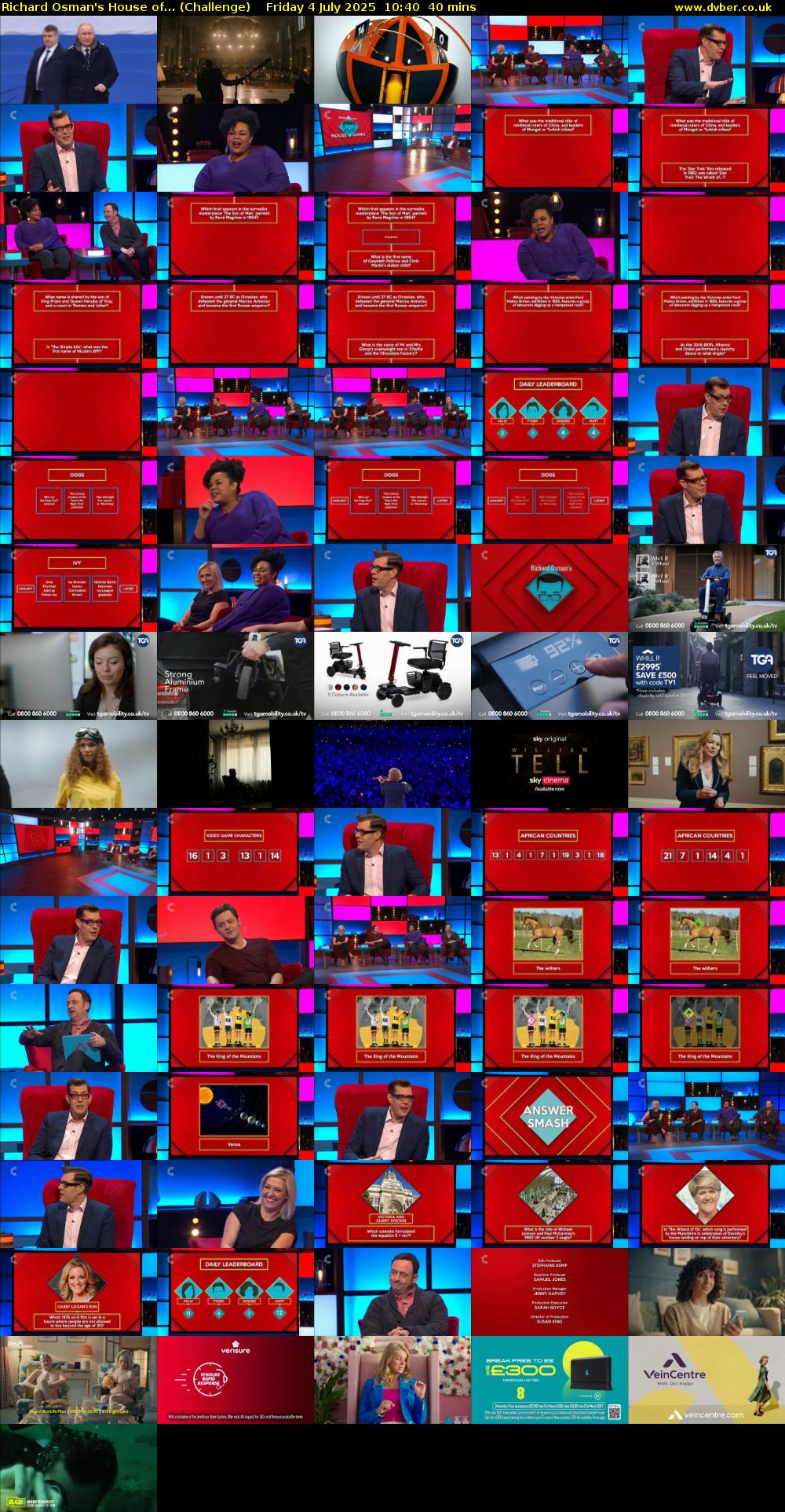 Richard Osman's House of... (Challenge) Friday 4 July 2025 10:40 - 11:20