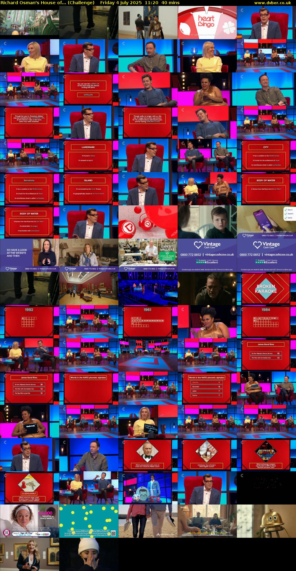 Richard Osman's House of... (Challenge) Friday 4 July 2025 11:20 - 12:00