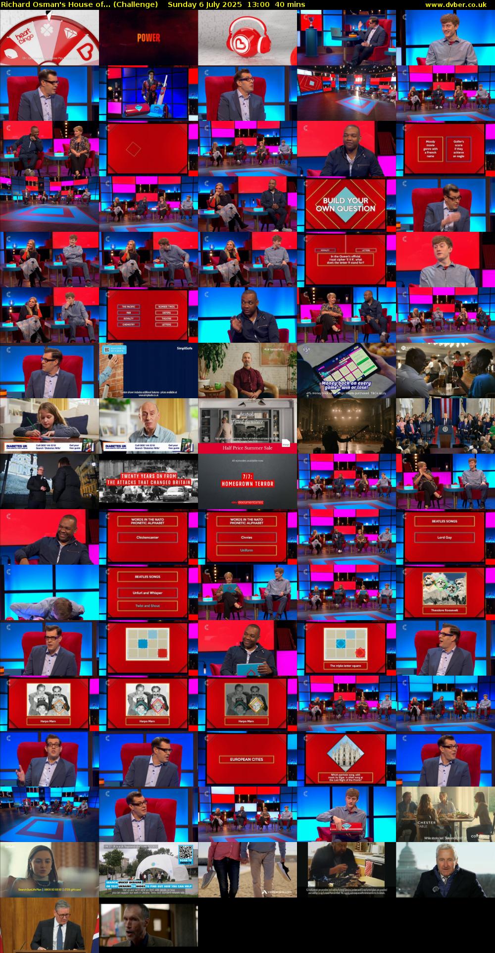 Richard Osman's House of... (Challenge) Sunday 6 July 2025 13:00 - 13:40