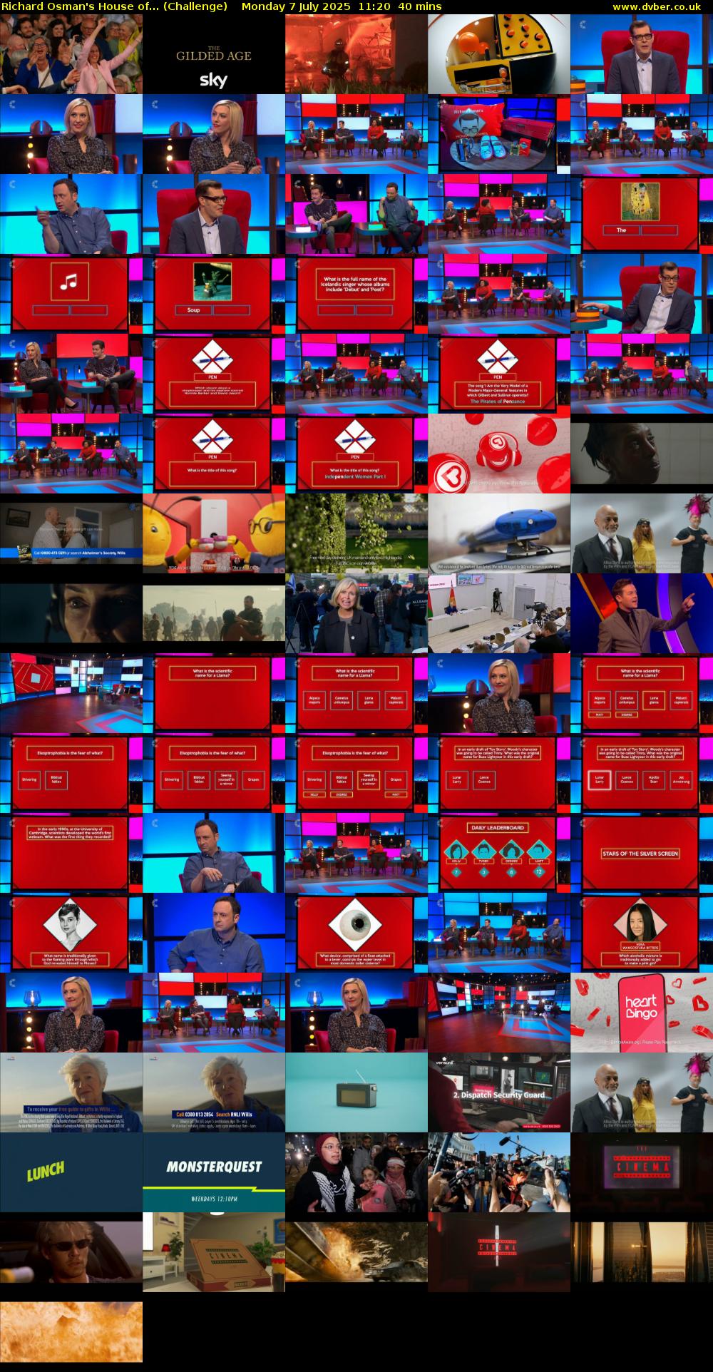 Richard Osman's House of... (Challenge) Monday 7 July 2025 11:20 - 12:00