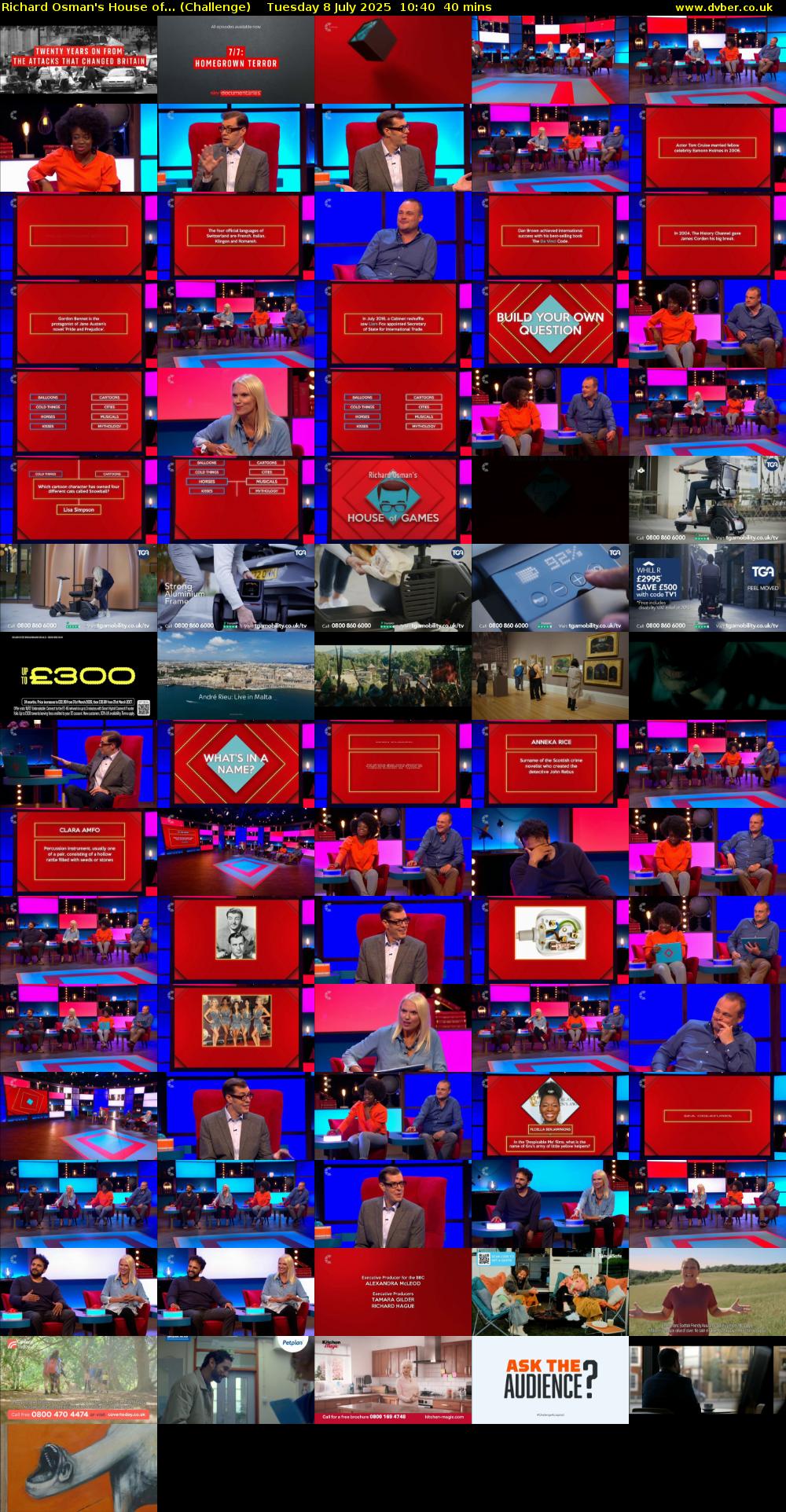 Richard Osman's House of... (Challenge) Tuesday 8 July 2025 10:40 - 11:20