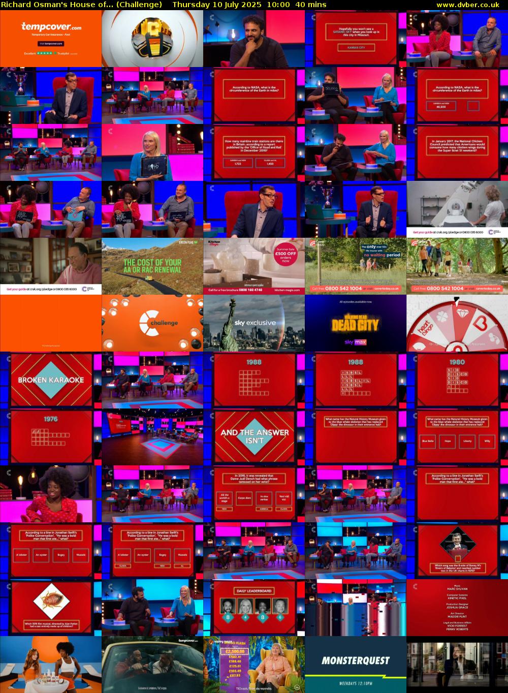 Richard Osman's House of... (Challenge) Thursday 10 July 2025 10:00 - 10:40