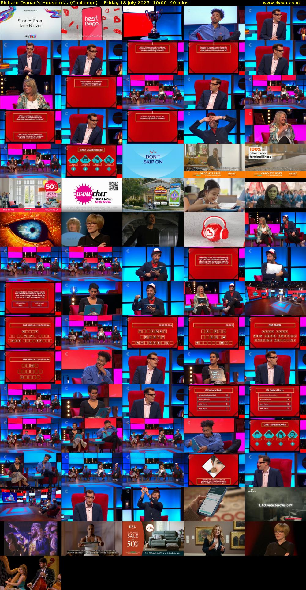 Richard Osman's House of... (Challenge) Friday 18 July 2025 10:00 - 10:40