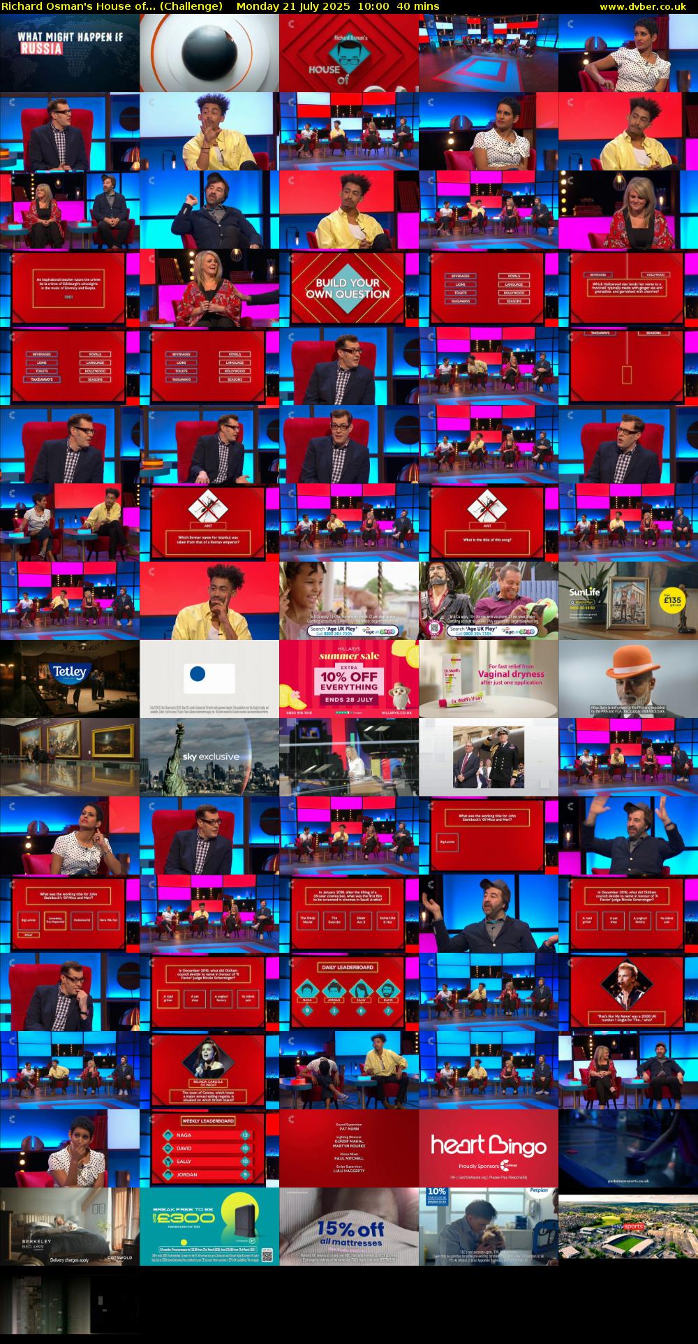 Richard Osman's House of... (Challenge) Monday 21 July 2025 10:00 - 10:40