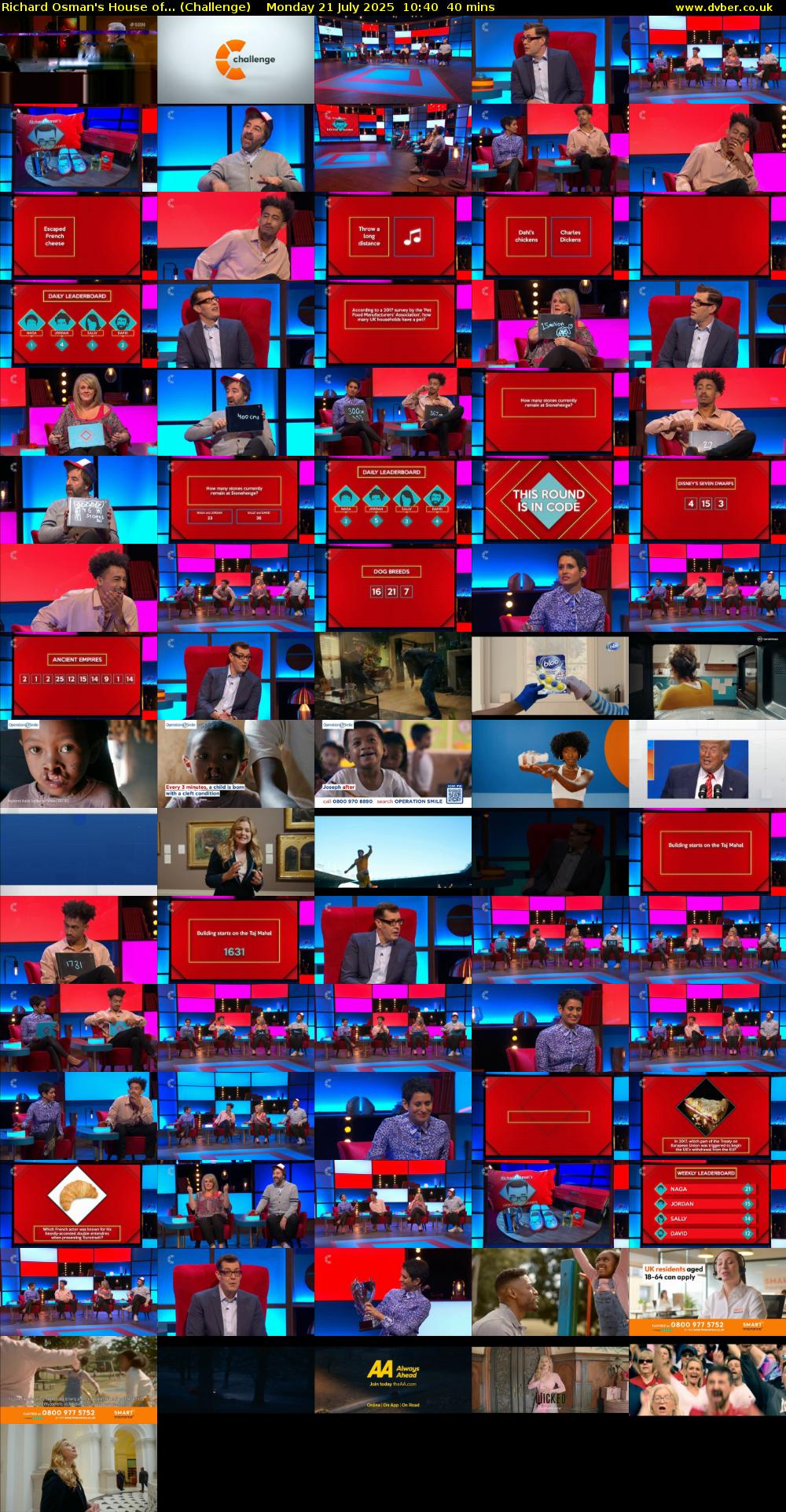 Richard Osman's House of... (Challenge) Monday 21 July 2025 10:40 - 11:20