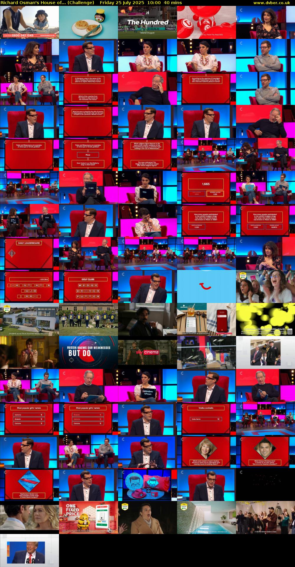 Richard Osman's House of... (Challenge) Friday 25 July 2025 10:00 - 10:40