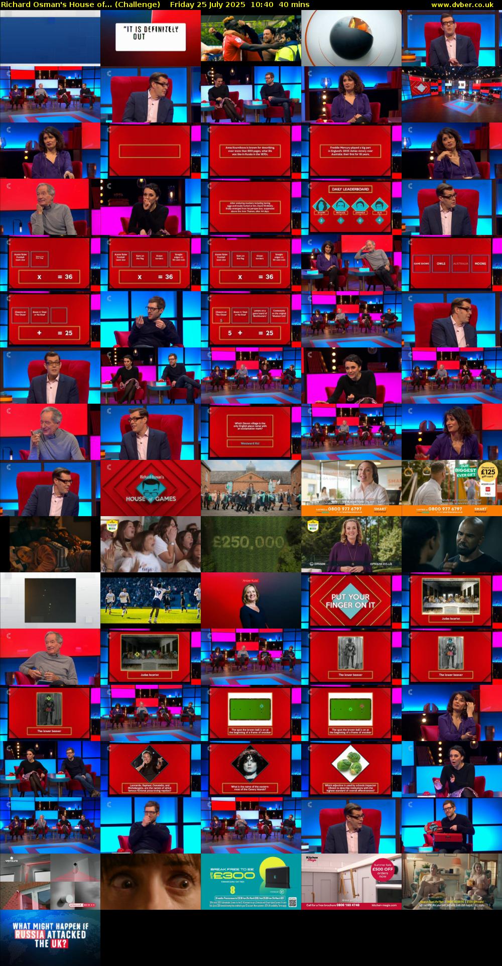 Richard Osman's House of... (Challenge) Friday 25 July 2025 10:40 - 11:20