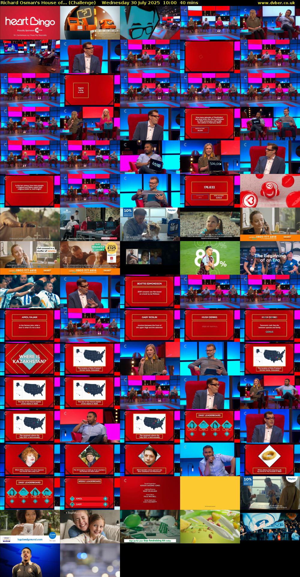 Richard Osman's House of... (Challenge) Wednesday 30 July 2025 10:00 - 10:40