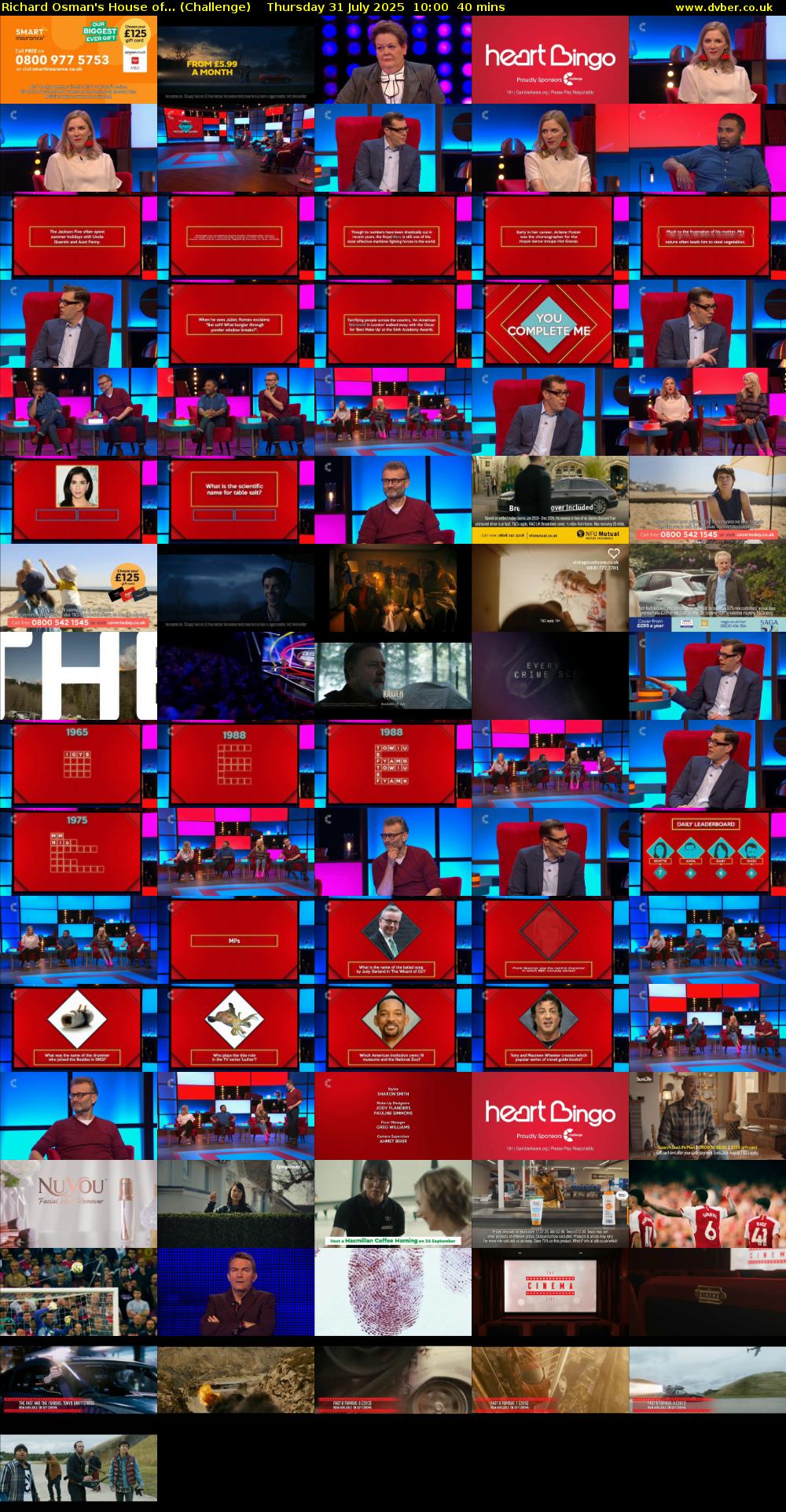 Richard Osman's House of... (Challenge) Thursday 31 July 2025 10:00 - 10:40