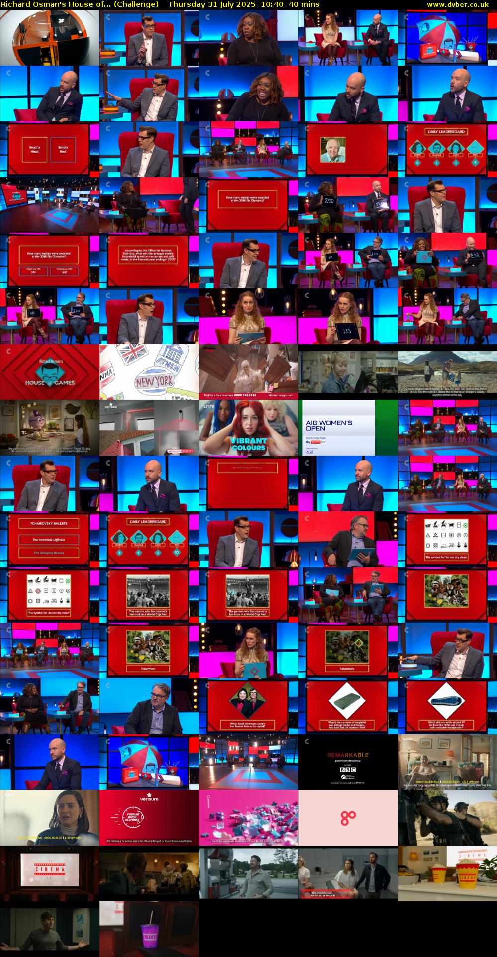 Richard Osman's House of... (Challenge) Thursday 31 July 2025 10:40 - 11:20
