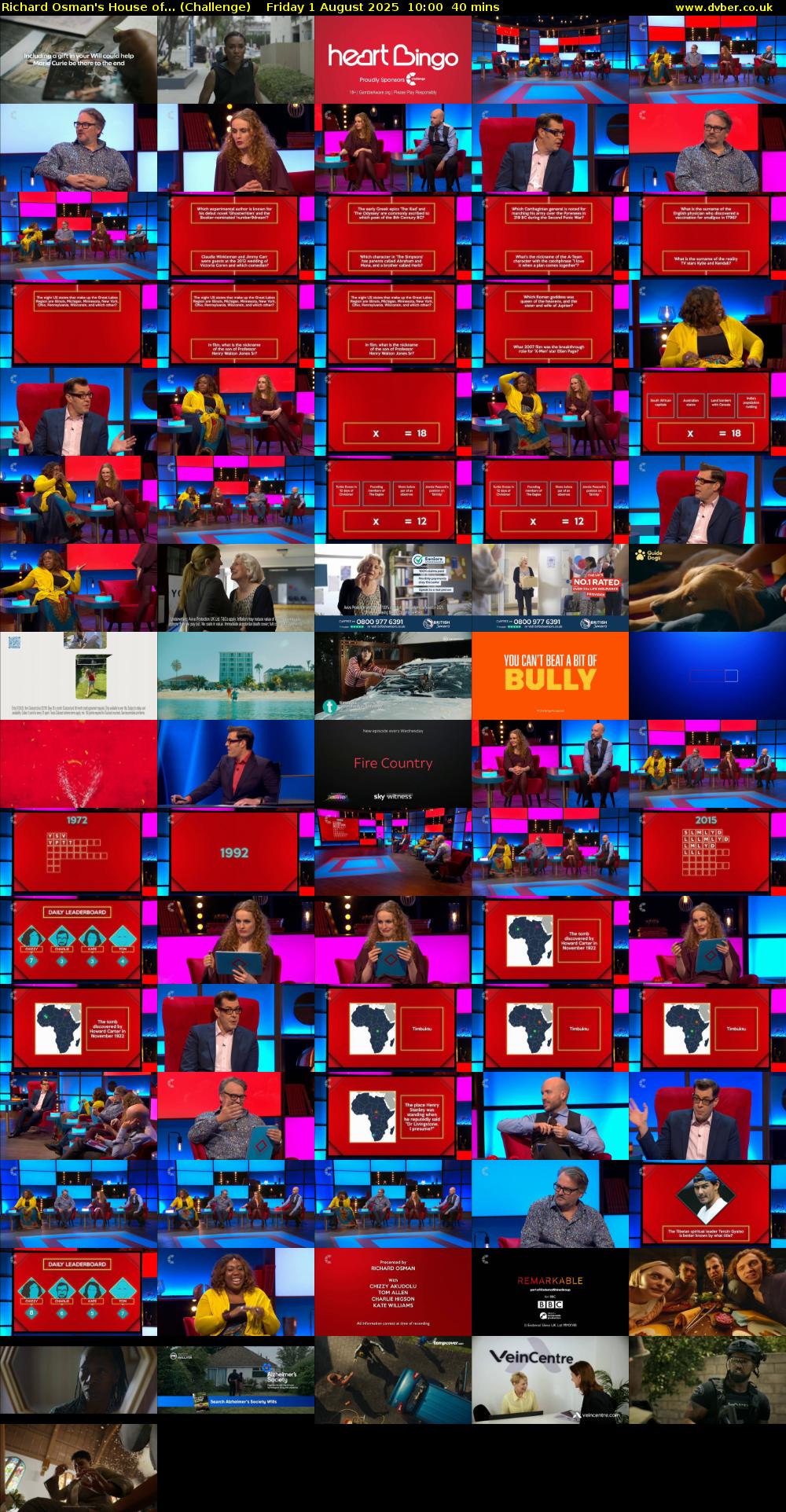 Richard Osman's House of... (Challenge) Friday 1 August 2025 10:00 - 10:40
