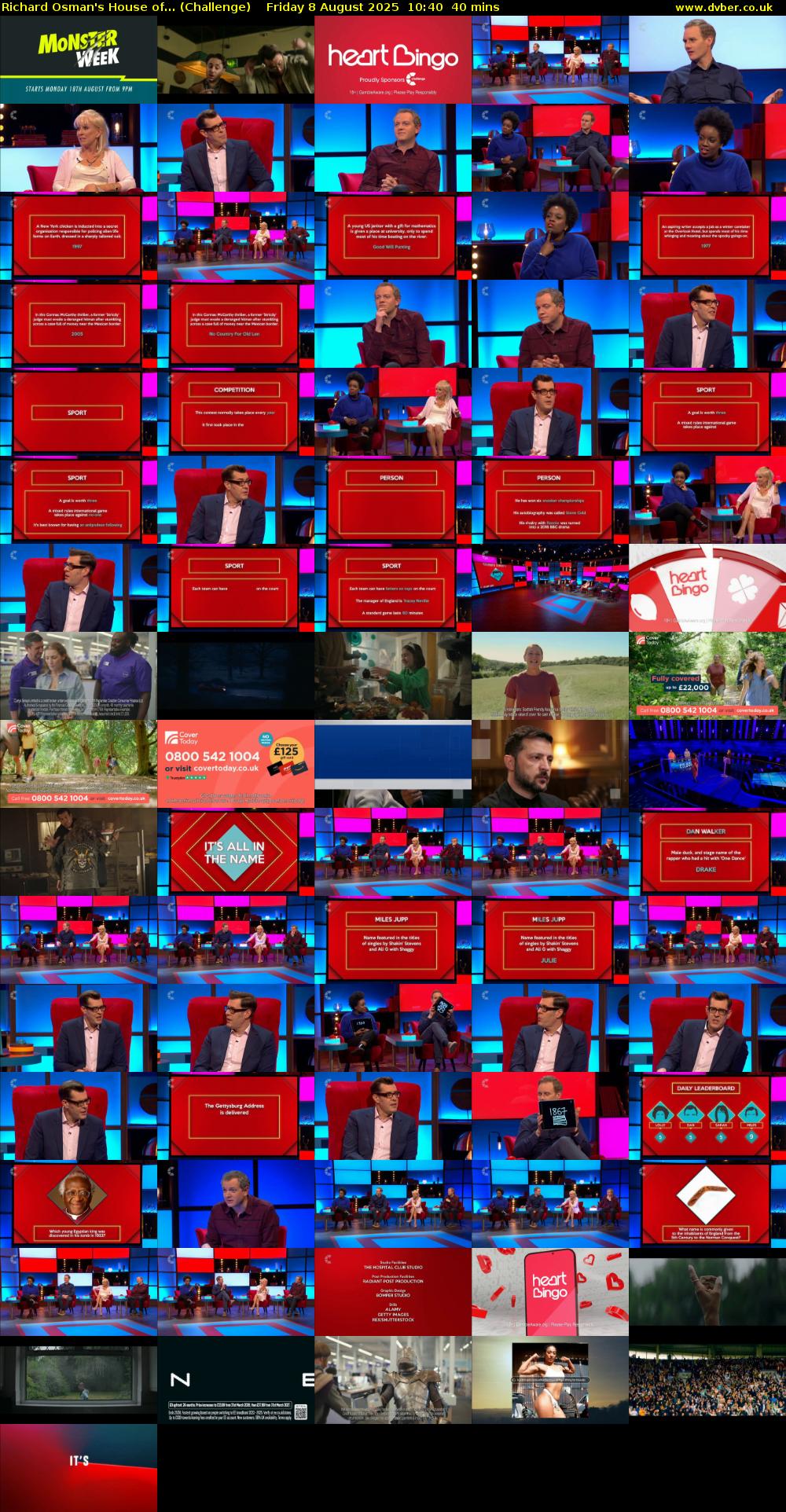 Richard Osman's House of... (Challenge) Friday 8 August 2025 10:40 - 11:20