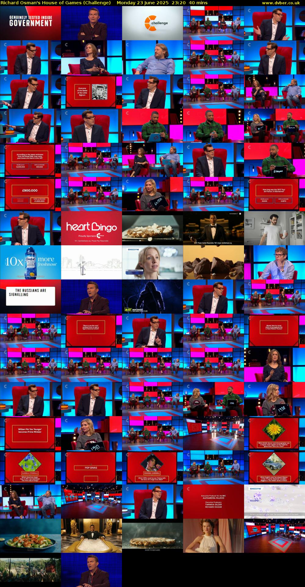 Richard Osman's House of Games (Challenge) Monday 23 June 2025 23:20 - 00:00