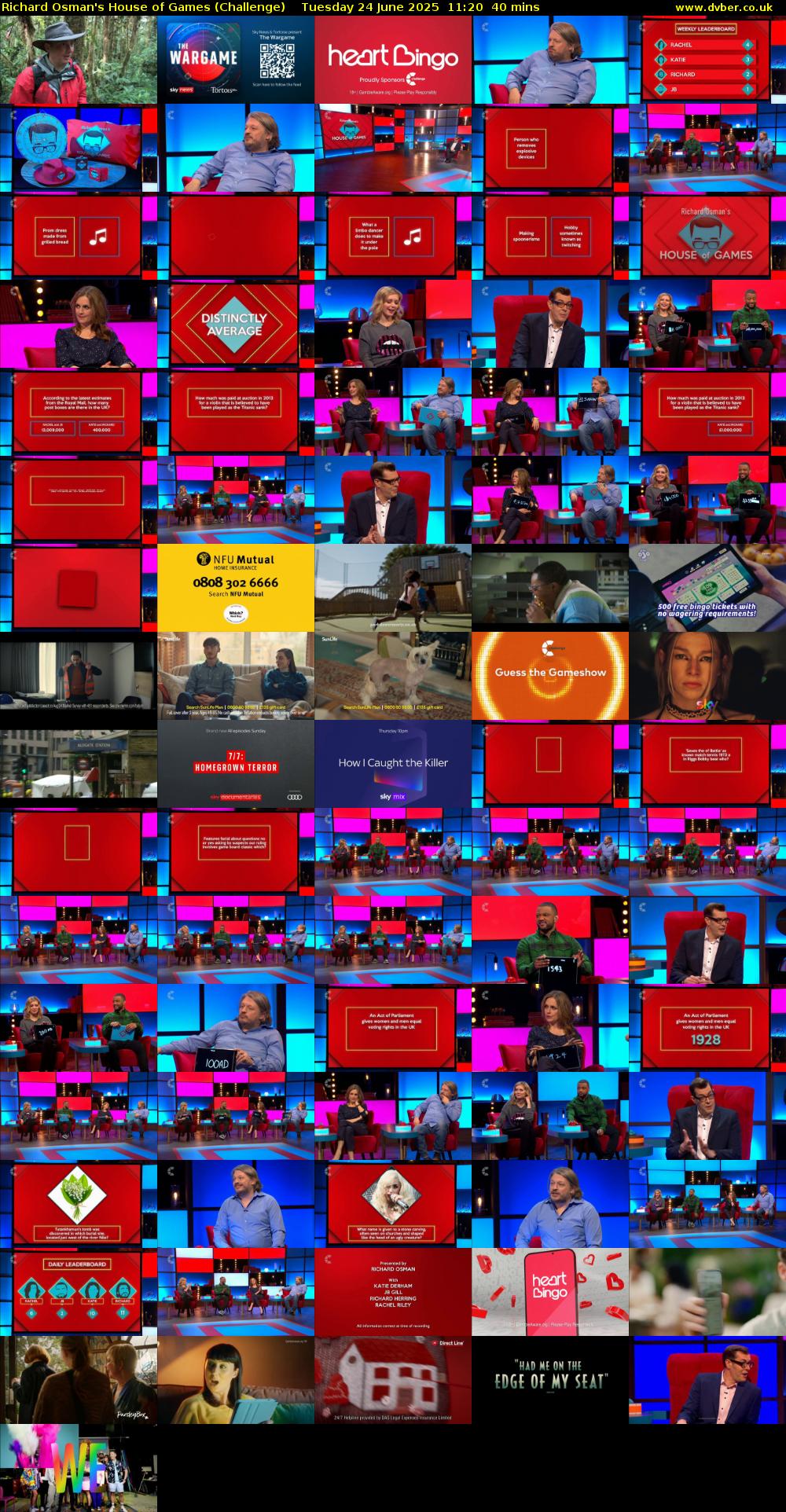 Richard Osman's House of Games (Challenge) Tuesday 24 June 2025 11:20 - 12:00
