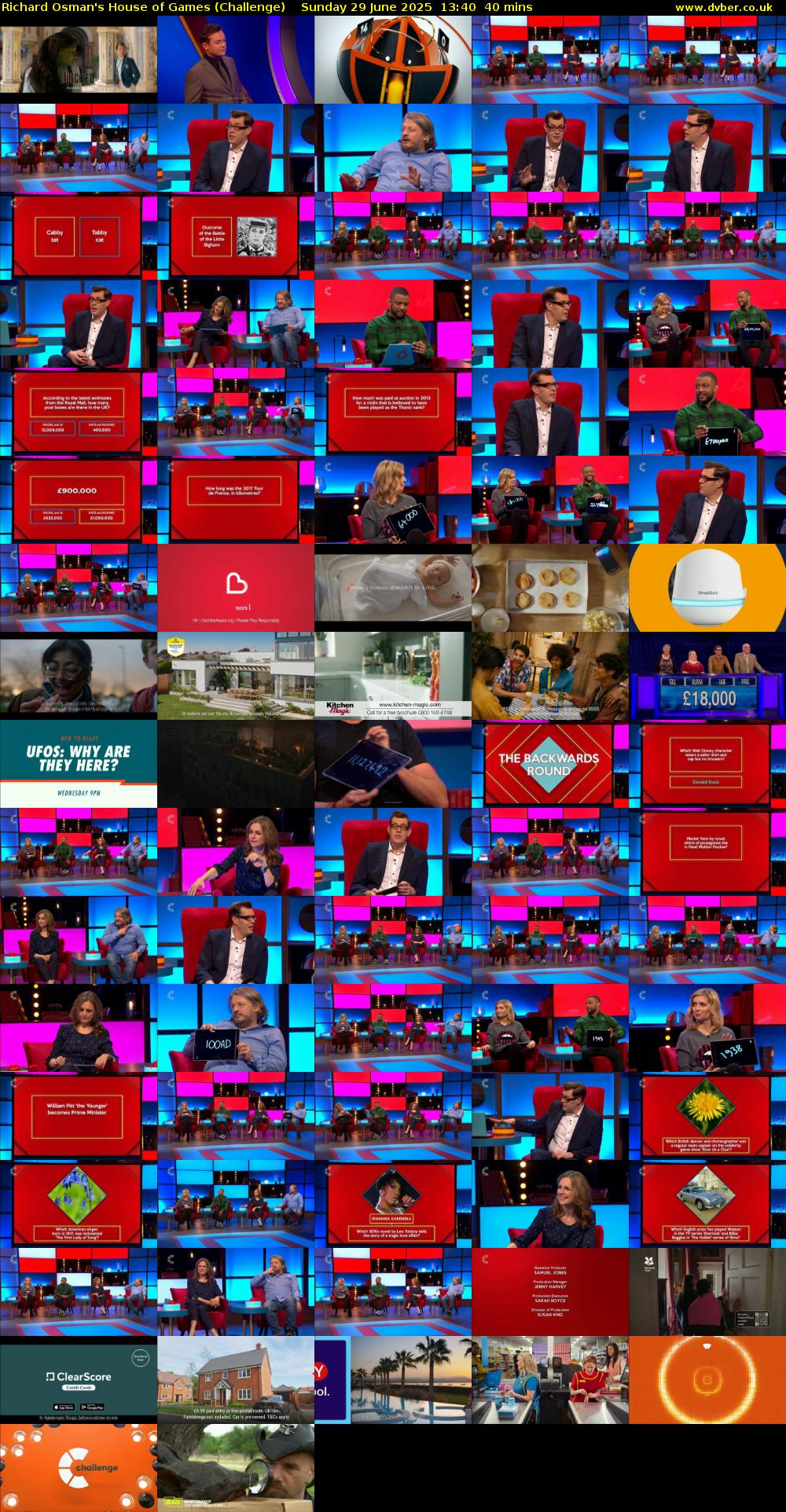 Richard Osman's House of Games (Challenge) Sunday 29 June 2025 13:40 - 14:20