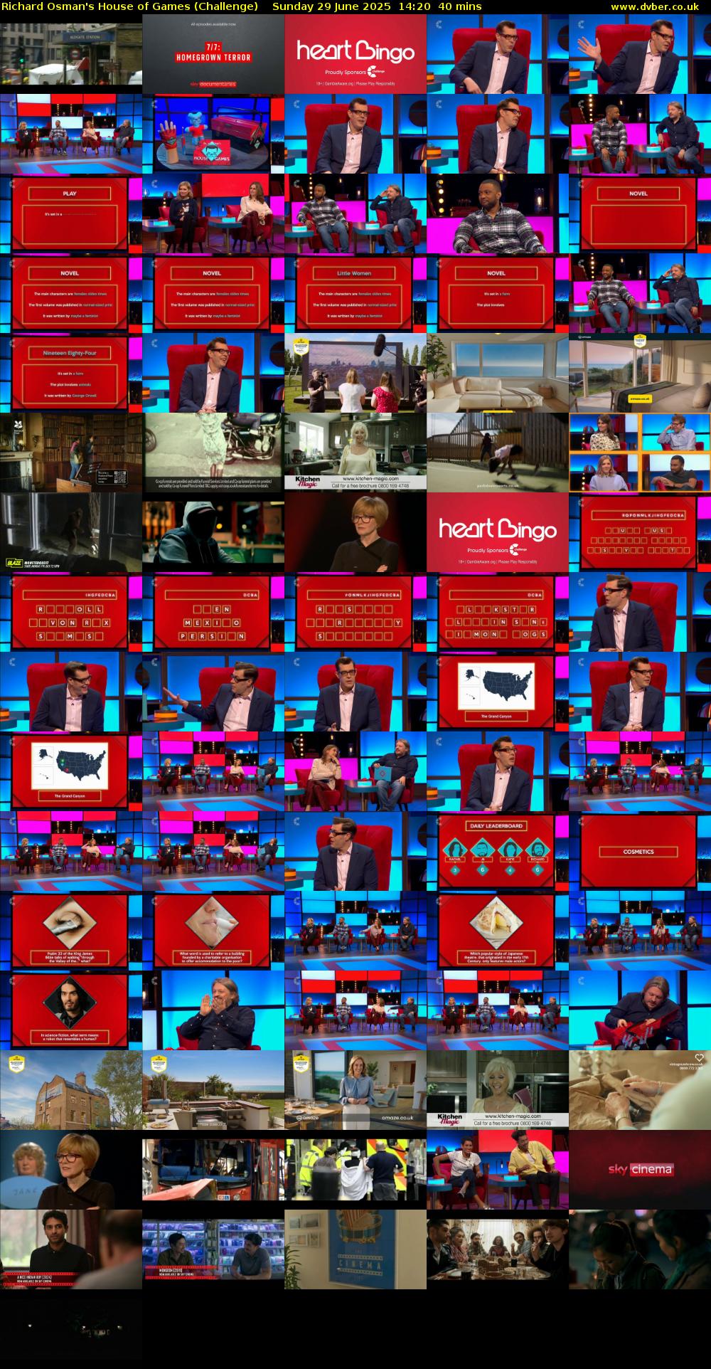 Richard Osman's House of Games (Challenge) Sunday 29 June 2025 14:20 - 15:00