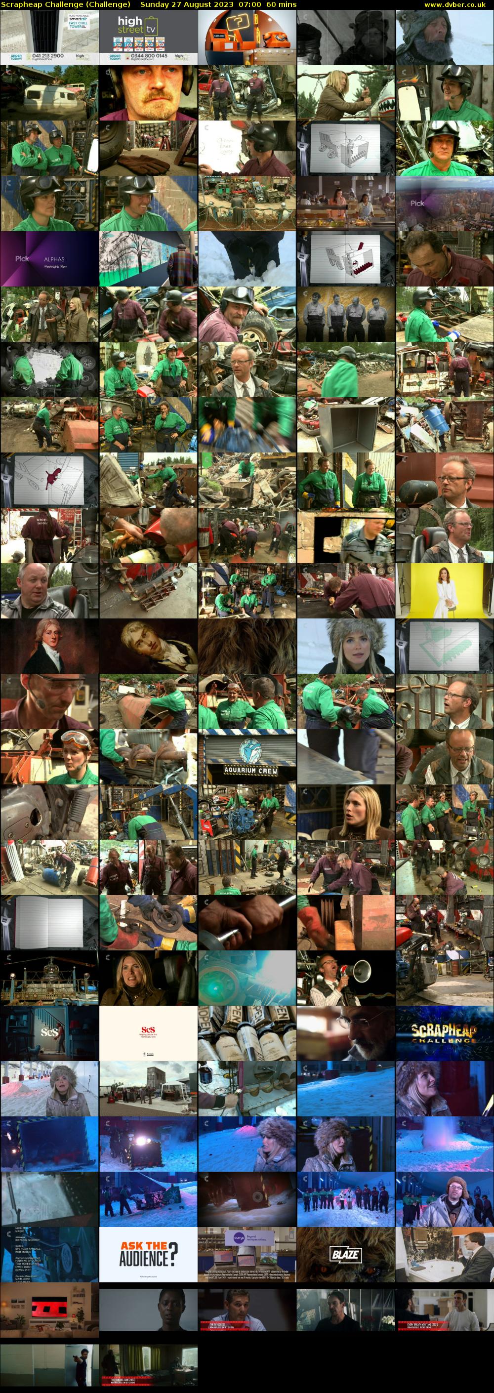 Scrapheap Challenge (Challenge) Sunday 27 August 2023 07:00 - 08:00