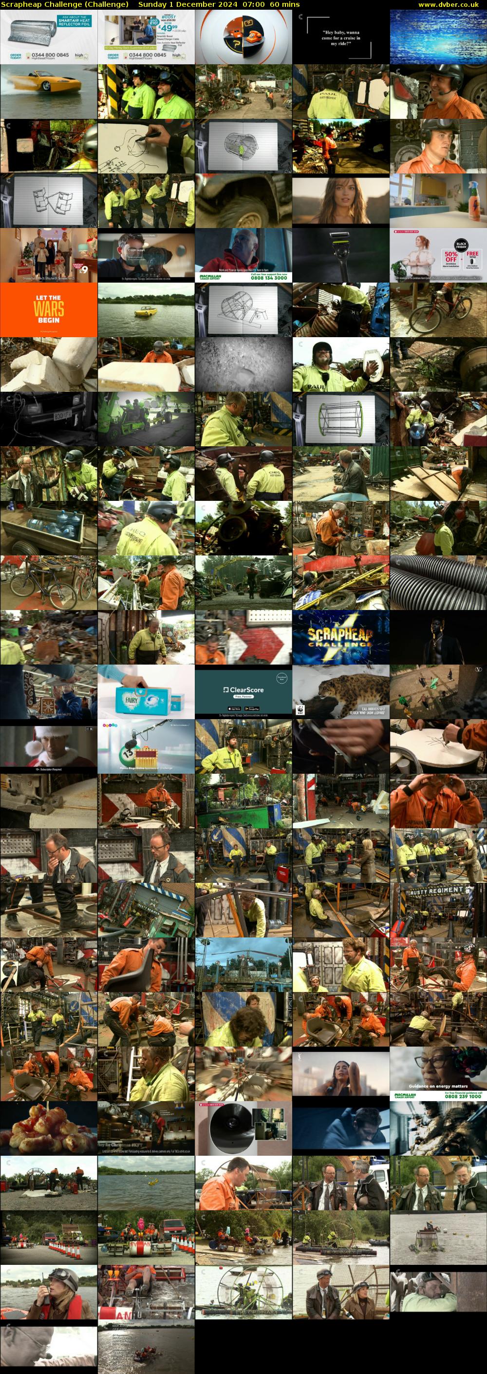 Scrapheap Challenge (Challenge) Sunday 1 December 2024 07:00 - 08:00
