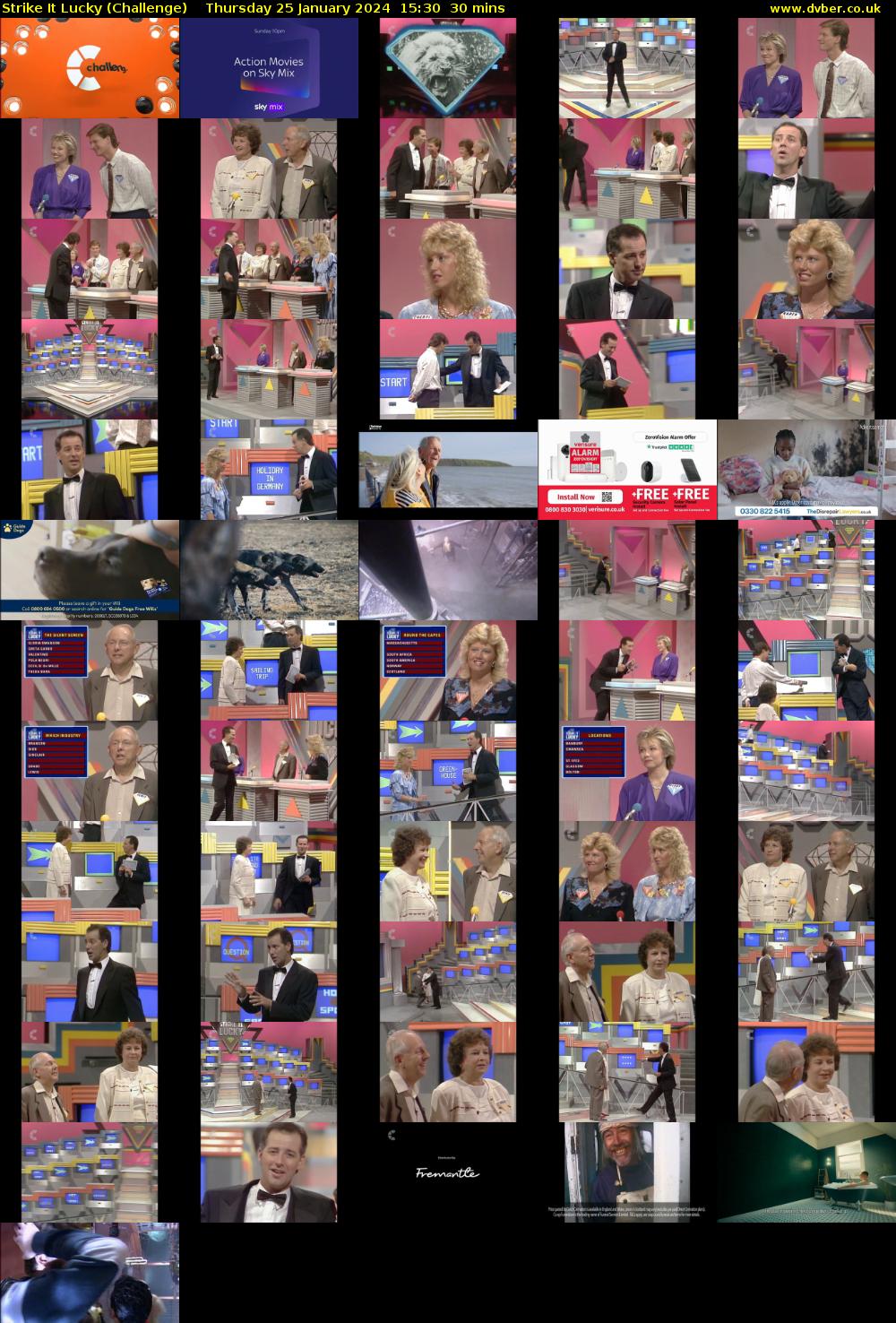 Strike It Lucky (Challenge) Thursday 25 January 2024 15:30 - 16:00