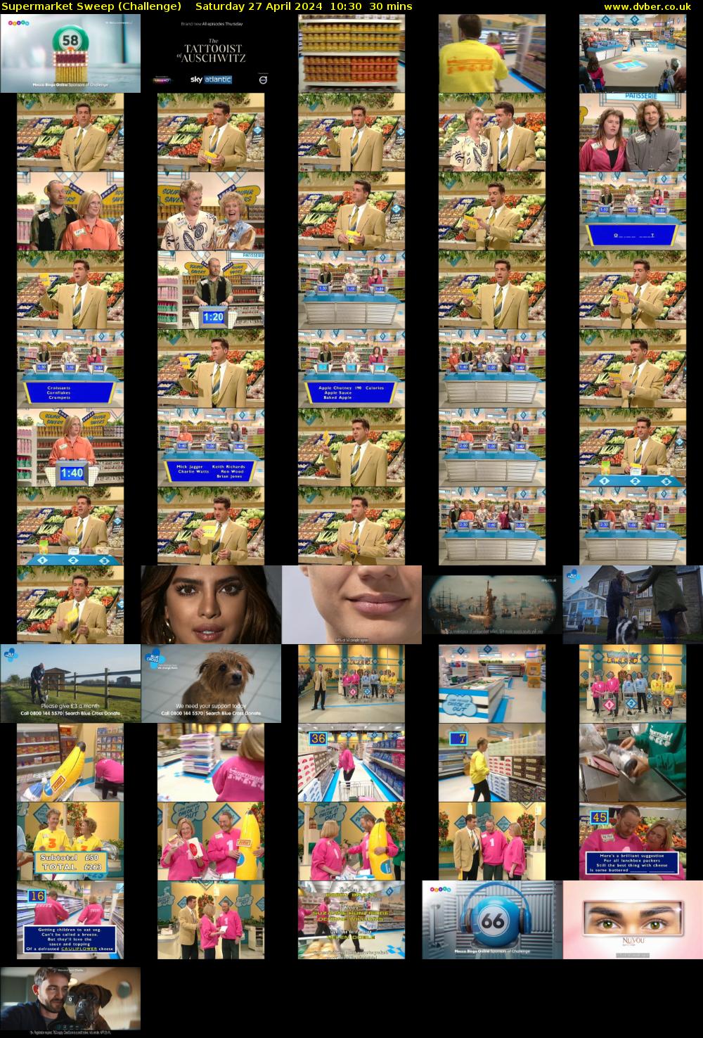 Supermarket Sweep (Challenge) Saturday 27 April 2024 10:30 - 11:00